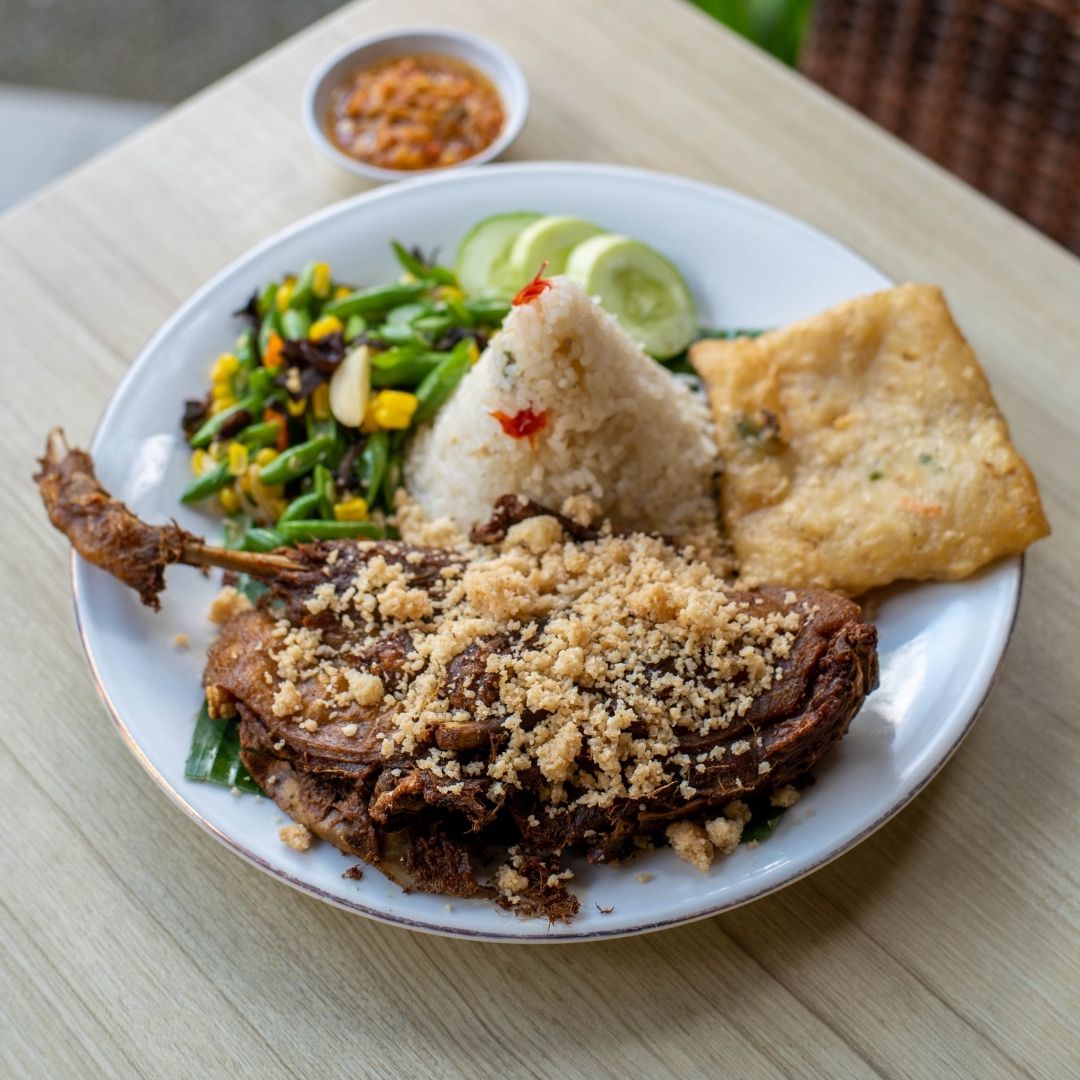 Paket Nasi Liwet Bebek Goreng Kremes